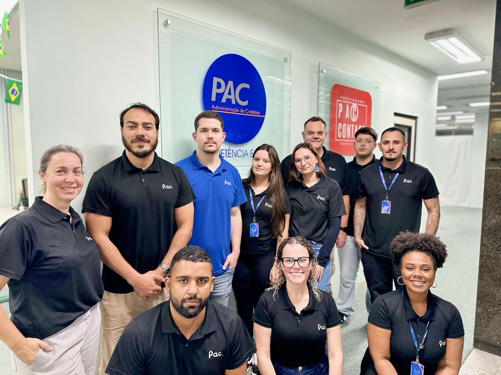 Equipe em atendimento